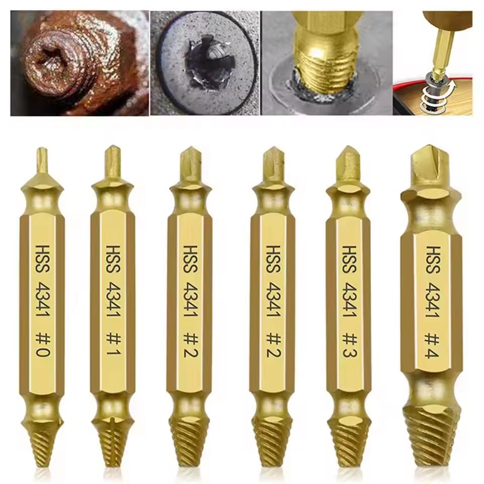 Drill Bits - Hasarlı Kırık Vida Çıkarıcı Matkap Ucu