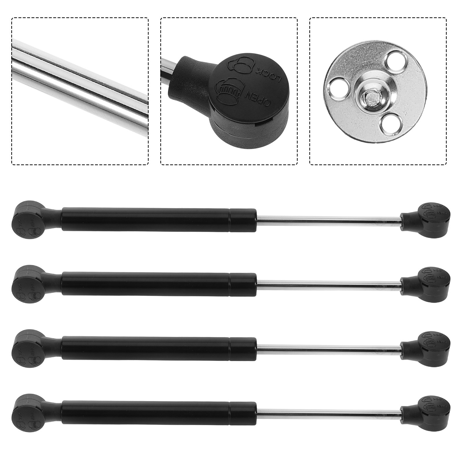 Cabinet Hinges - 4 adet Yumuşak Kapanan Menteşe, Gazlı