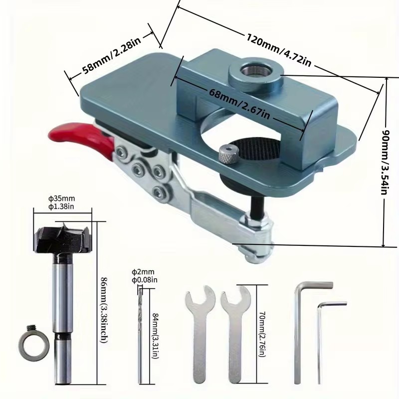 35 mm'lik dolap ve mobilya men - Cabinet Hinges incelemesi ve fiyatı