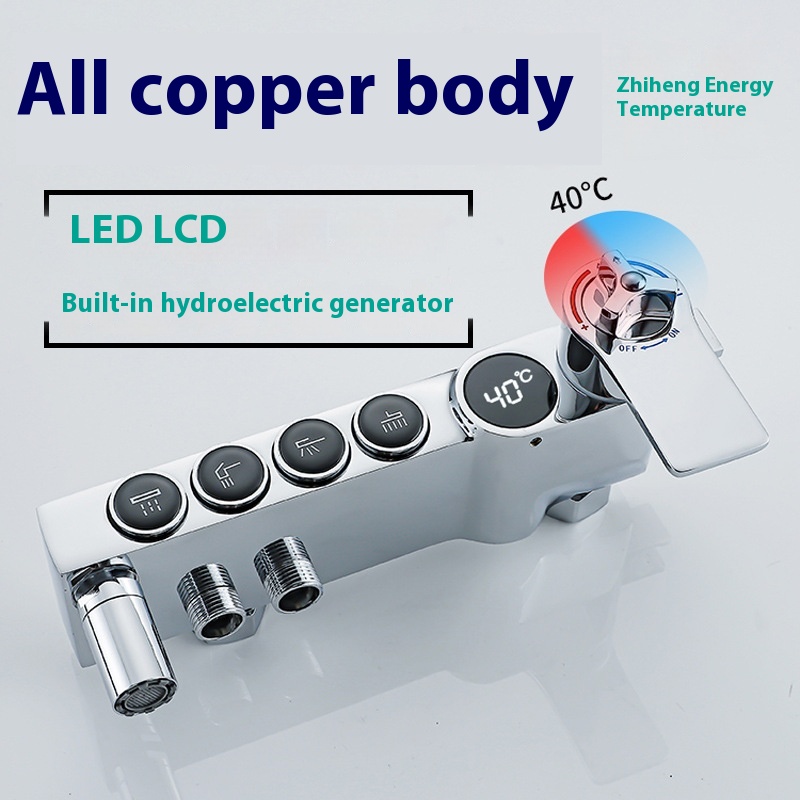 Lüks Gümüş LED Dijital Ekranlı - Faucet incelemesi ve fiyatı