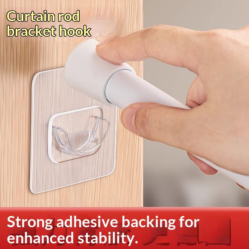 N$ 4 adet Şeffaf Yapışkanlı Pe - Curtain Rods incelemesi ve fiyatı