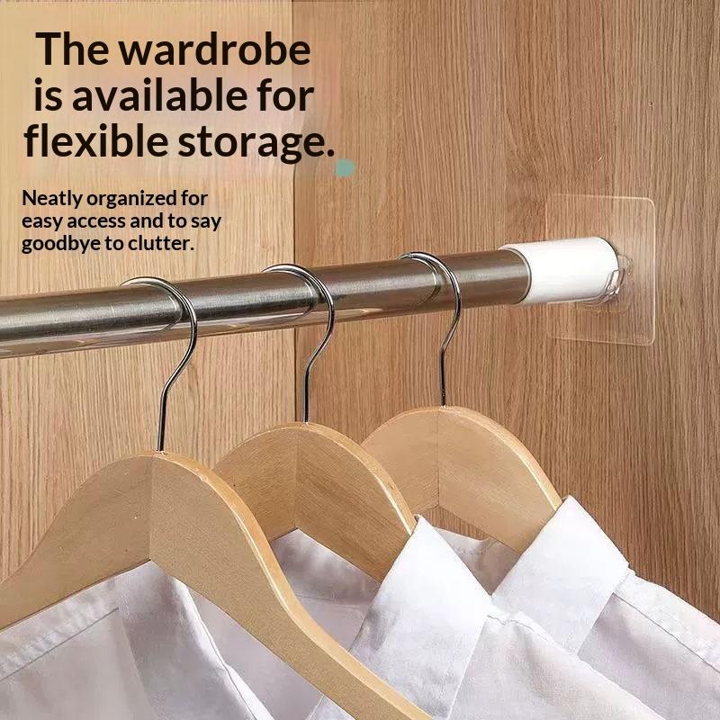 N$ 4 adet Şeffaf Yapışkanlı Pe - Curtain Rods incelemesi ve fiyatı