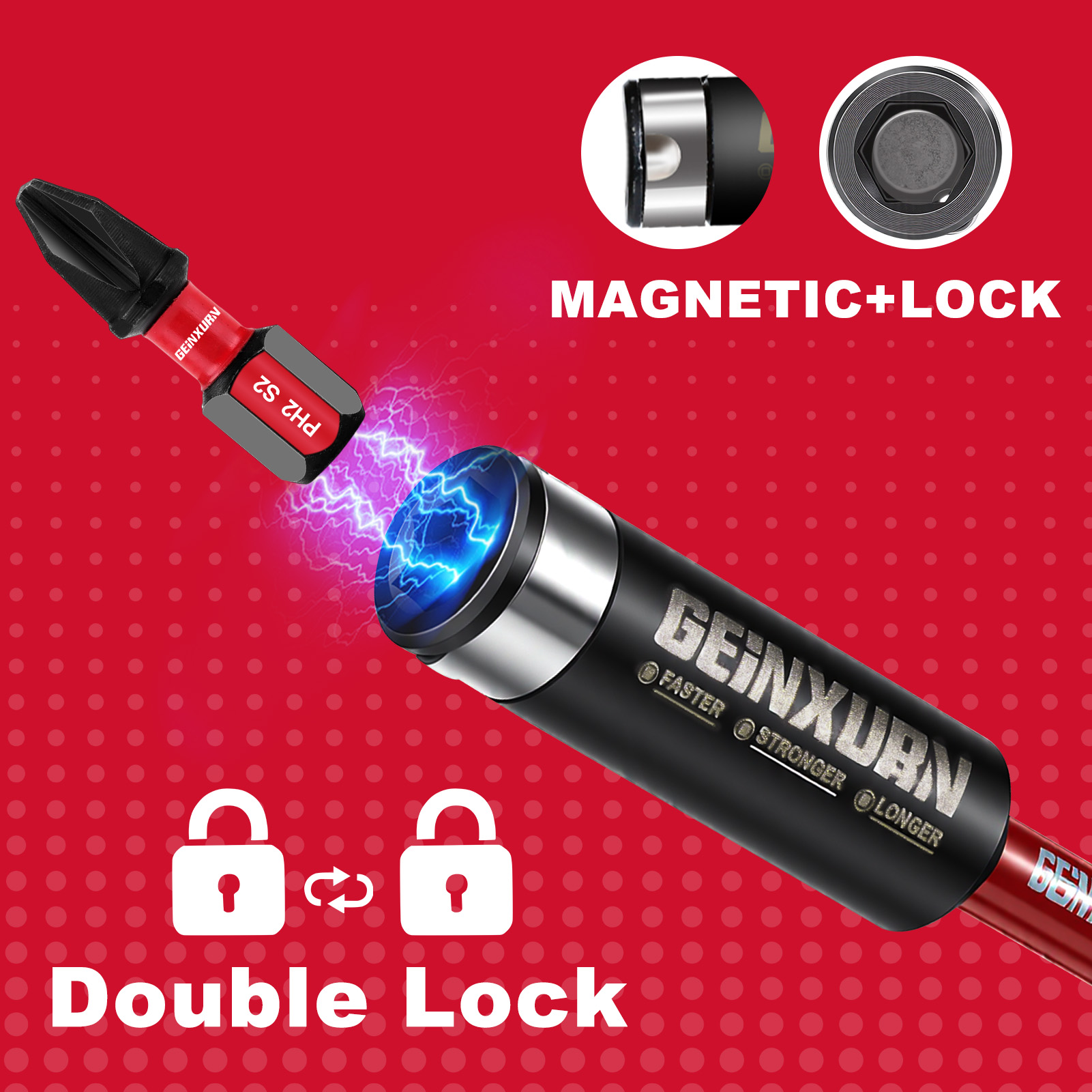 Geinxurn 2 adet 6 inçlik darbe - Drill Bits incelemesi ve fiyatı