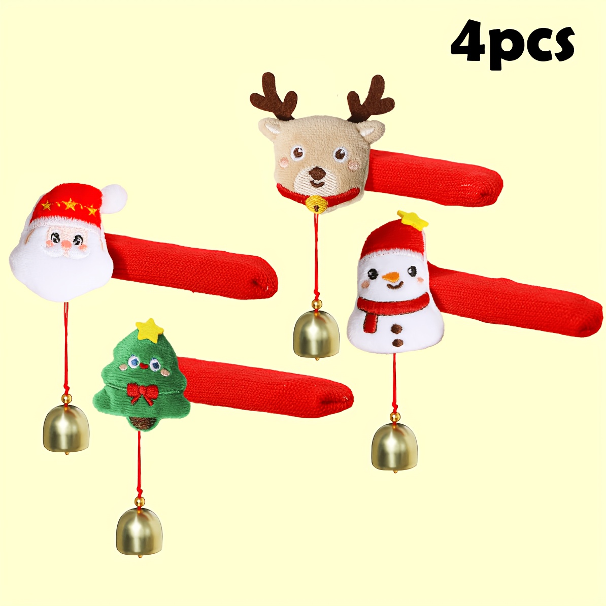 4 Adet Noel Kapı Kolu Kılıfı,  - Door Handle incelemesi ve fiyatı